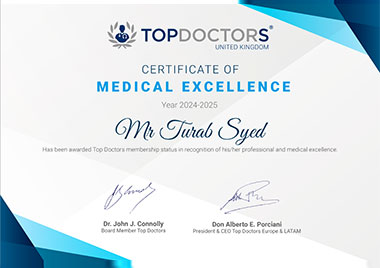 Top Doctors Certificate